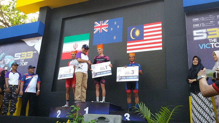 Pembalap Selandia Baru Kuasai Etape 2 Tour de Banyuwangi-Ijen