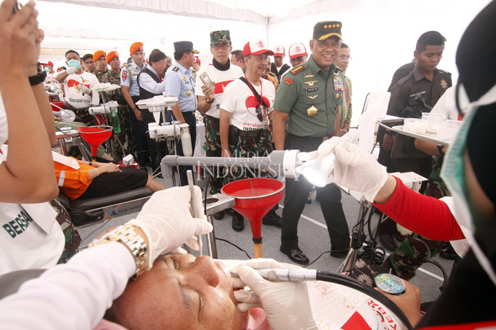 HUT ke-72, TNI Gelar Bakti Sosial di Cilegon