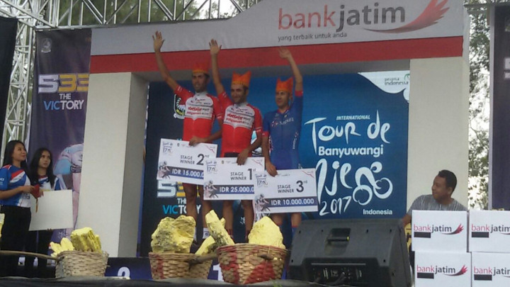 Raja Tanjakan Iran Menangi Etape Terekstrem Tour de Banyuwangi-Ijen