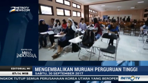 Mengembalikan Muruah Perguruan Tinggi