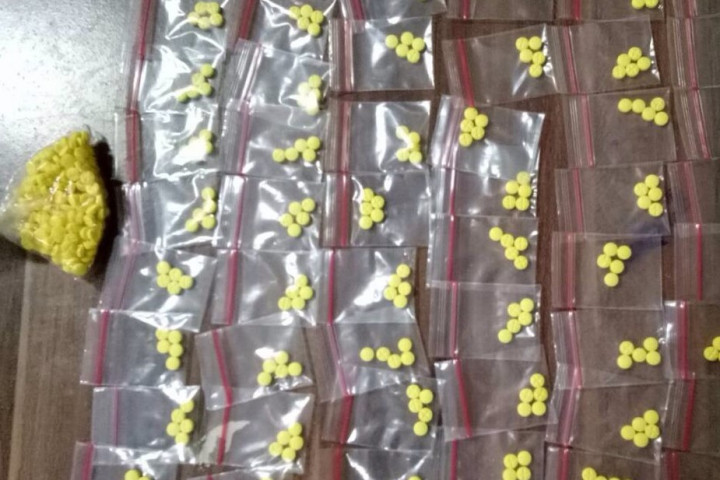 Pengedar Ratusan Pil Hexymer Diringkus Polres Serang