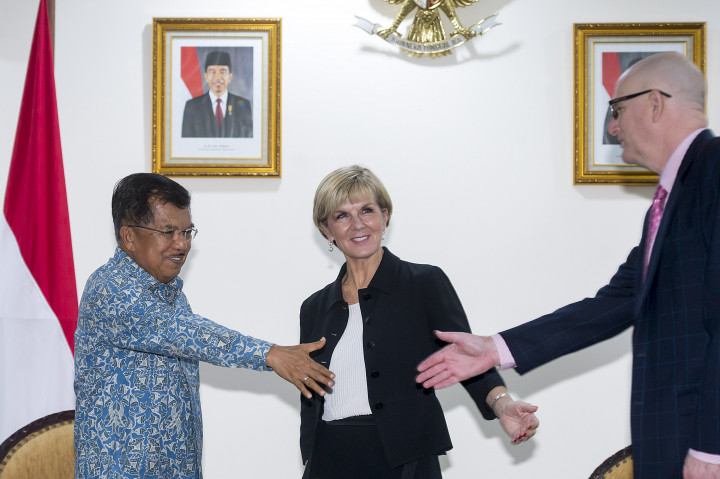 Wapres dan Dubes Australia Bicarakan Masalah Siber