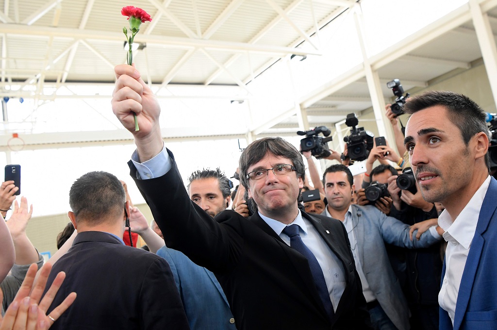 Pemimpin regional Catalonia Carles Puigdemont. (Foto: AFP)