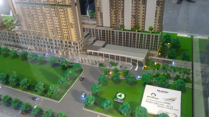 Proyek Hunian Terintegrasi di Stasiun Pondok Cina Rampung Kurang dari 2 Tahun