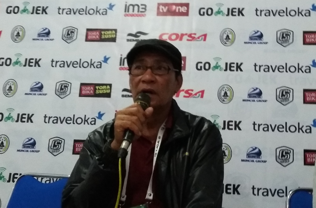 Pelatih PSS Freddy Muli. (MTVN/Ahmad Mustaqim)
