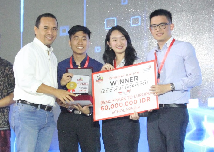 Mahasiswa NTU Asal Indonesia Juarai Socio Digi Leaders 2017