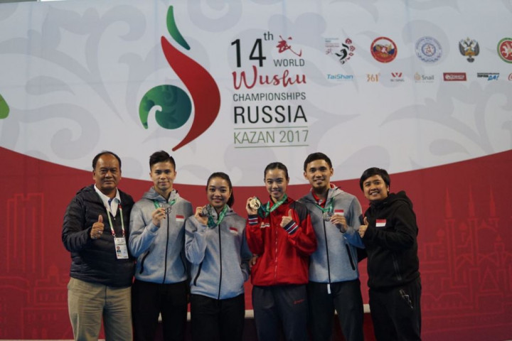 Indonesia Sabet 2 Emas di Kejuaraan Dunia Wushu 2017