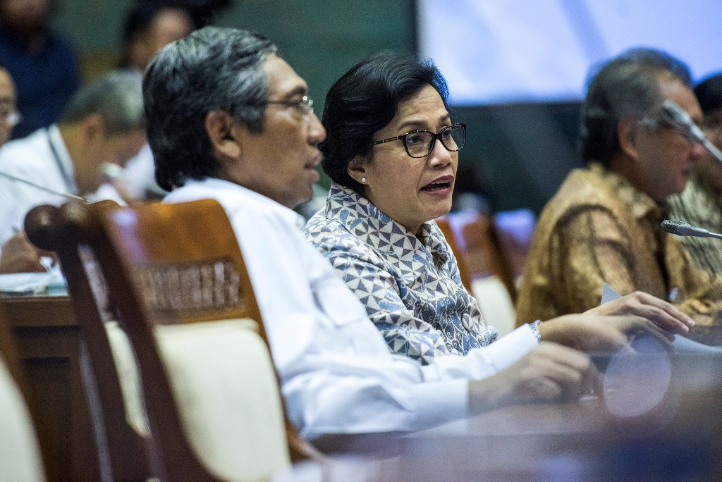 Menteri Keuangan Sri Mulyani. (ANTARA FOTO/M Agung Rajasa)