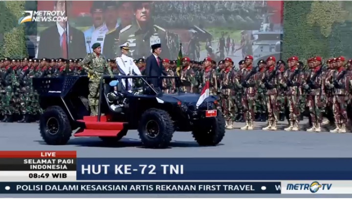 Jokowi Singgung Politik TNI