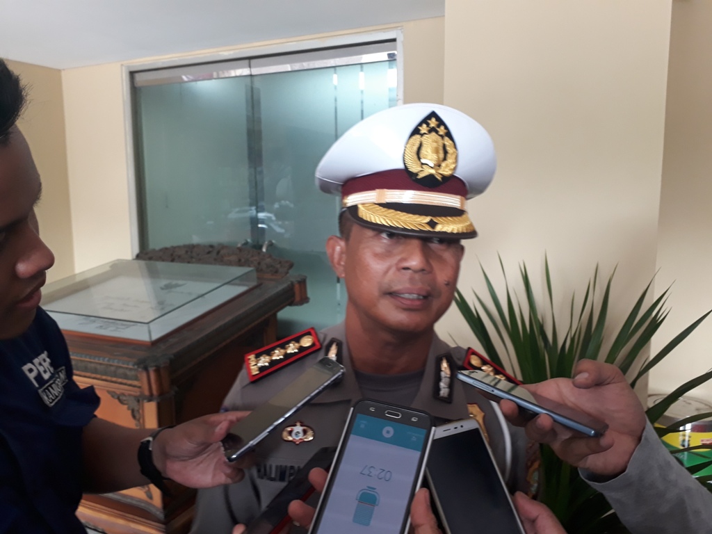 Direktur Lalu Lintas Polda Metro Jaya Kombes Pol Halim Pagarra di Polda Metro Jaya---Metrotvnews.com/M Sholahadhin Azhar