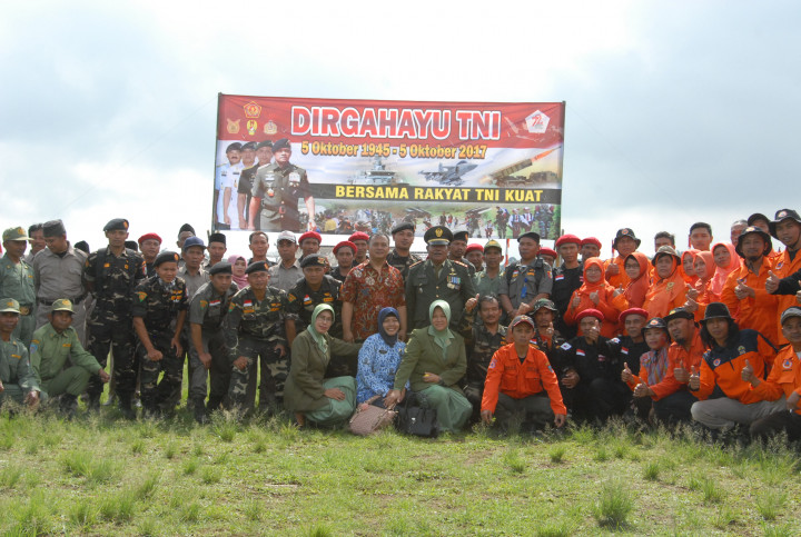 Eks Gafatar di Tegal Ikut Upacara HUT ke-72 TNI