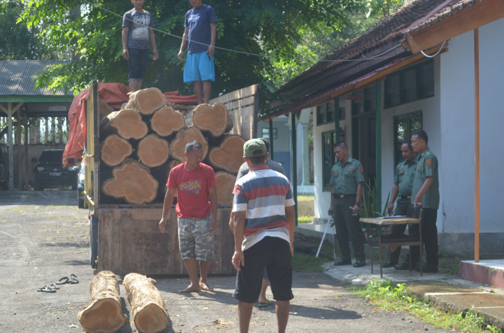 Polhut Tegal Gagalkan Pembalakan Liar