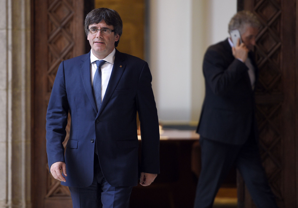 Pemimpin Catalonia, Carles Puigdemont. (Foto: AFP)