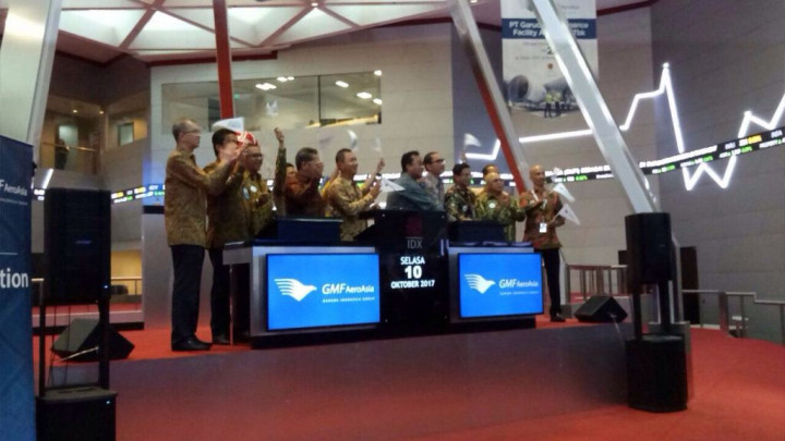 Resmi Melantai, Saham GMF AeroAsia Naik 2%