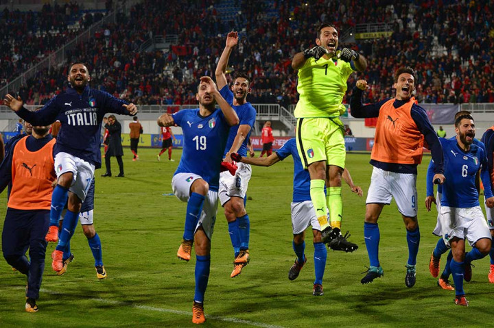 Tundukkan Albania 1-0, Italia Menuju Playoff
