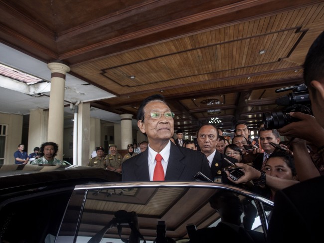 Gubernur Daerah Istimewa Yogyakarta (DIY) Sri Sultan Hamengkubuwono X. Foto: ANTARA/Andreas Fitri Atmoko 