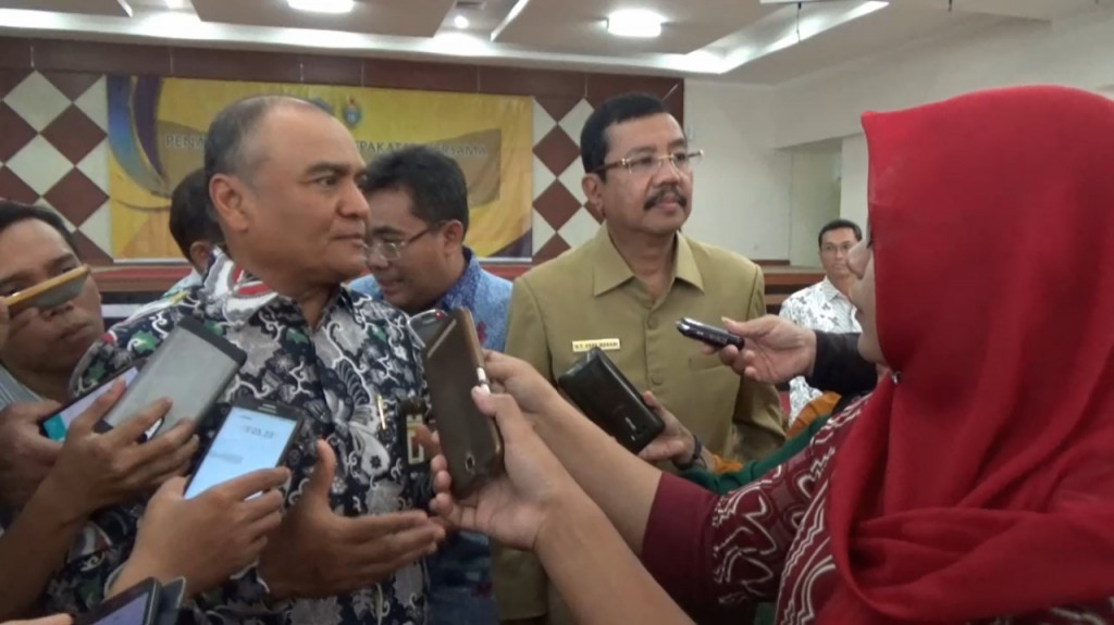Kepala Kanwil DJP Wilayah Sumut I, Mukhtar menyatakan kesadaran membayar pajak terus ditingkatkan dengan memberikan pendidikan pajak kepada masyarakat. MTVN/Farida