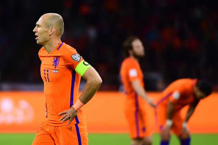 Belanda Gagal ke Piala Dunia 2018