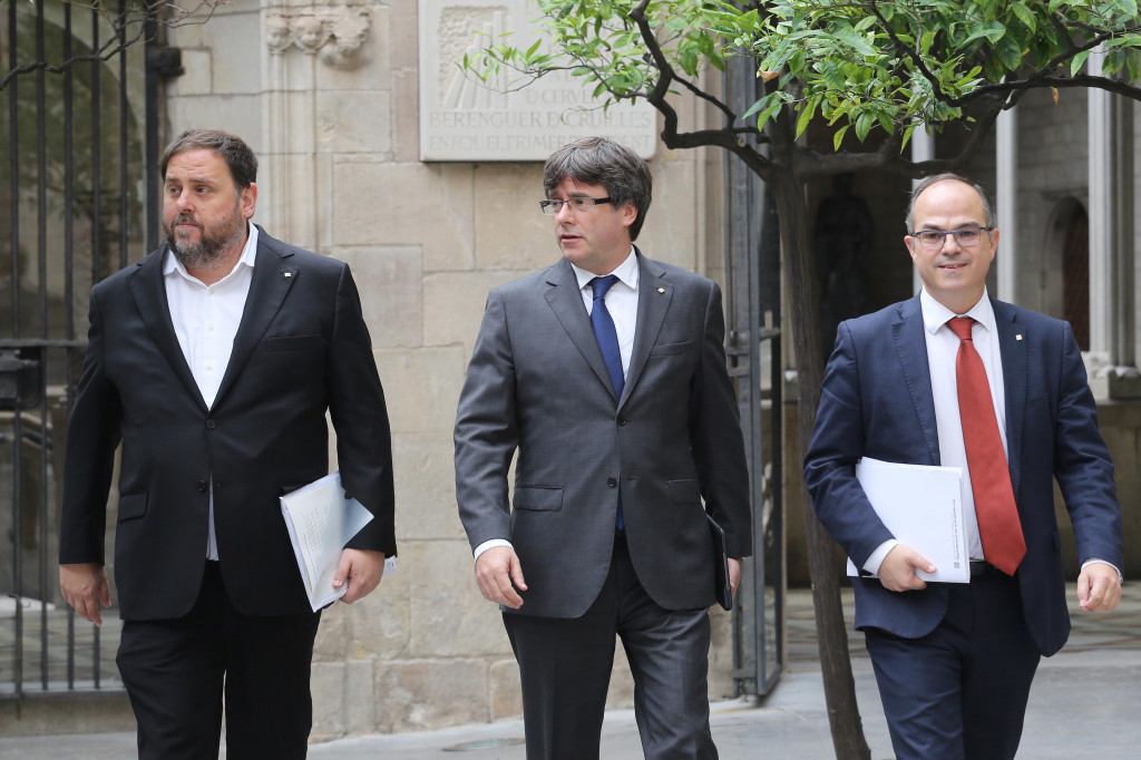 Presiden separatis Catalonia, Carles Puigdemont. (Foto: AFP)