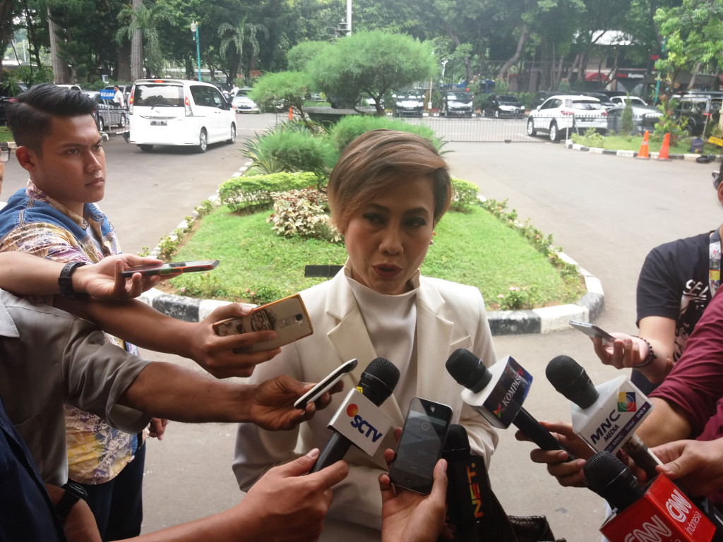  Pemimpin Redaksi (Pimred) Kompas TV, Rosiana Silalahi. Foto: MTVN/Deny Irwanto