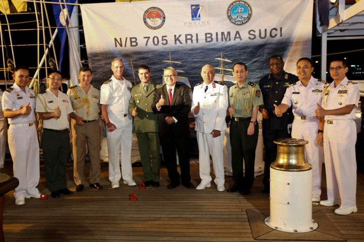 Dari Spanyol ke Indonesia, KRI Bima Suci Sandar di Mesir