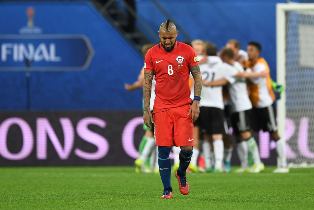 Arturo Vidal mundur dari timnas Cile (Foto: AFP)