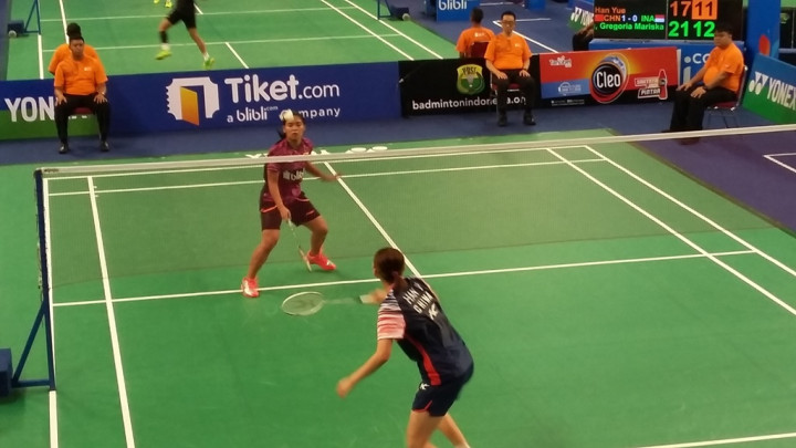 Gregoria Mariska Bawa Indonesia Imbangi Tiongkok