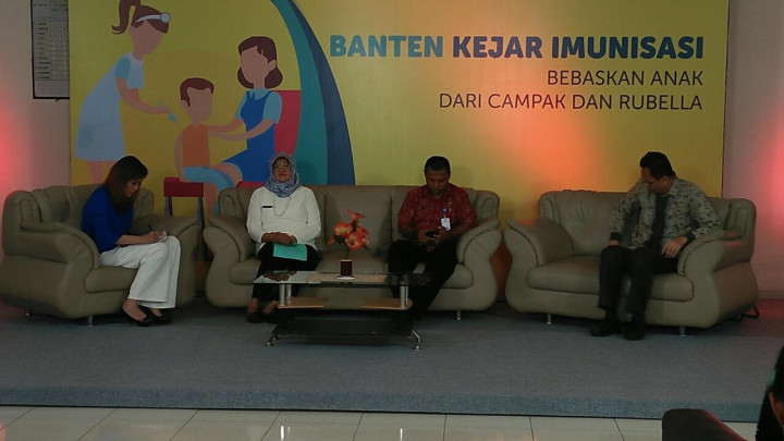 Imunisasi Vaksin MR di Banten Rendah
