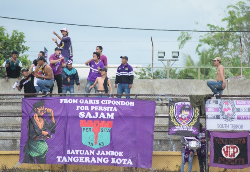 Ilustrasi Suporter Persita Tangerang (Foto: Twitter Persita Juara)