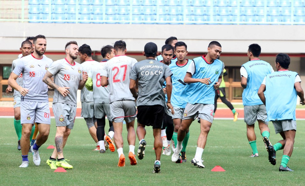 Latihan para penggawa Bhayangkara FC (Dok. Media Bhayangkara)