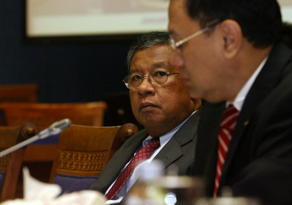 Menko Perekonomian Darmin Nasution (kiri). (FOTO: MI/MOHAMAD IRFAN)