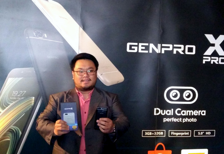 Genpro X Pro, Ponsel Kamera Ganda di Harga Rp1,6 Juta