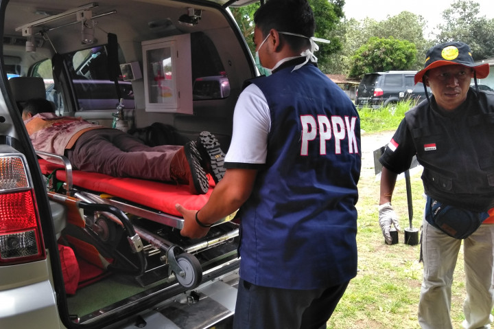 Simulasi andai Merapi Meletus