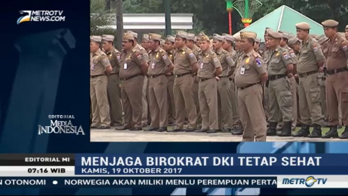 Menjaga Birokrat DKI Tetap Sehat