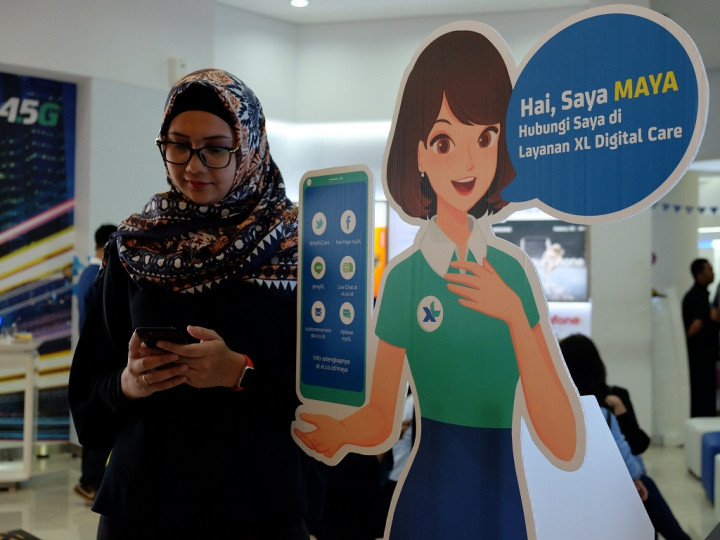 XL Punya Asisten Virtual, Namanya Maya