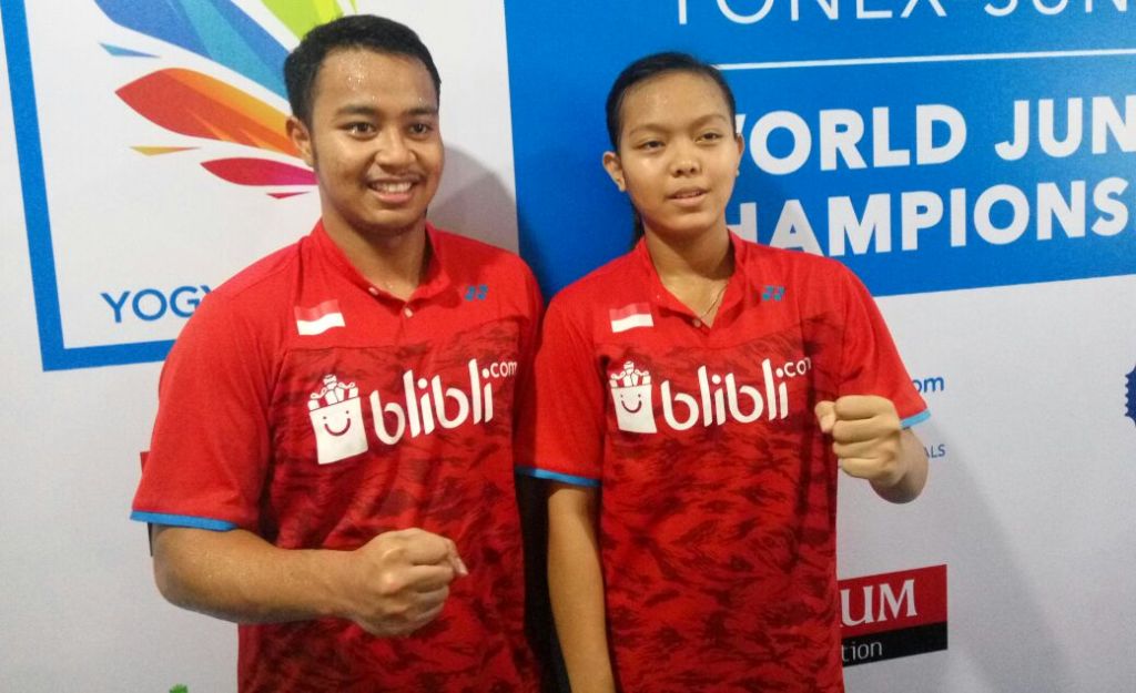 Pasangan ganda campuran junior Rehan/Siti Fadia. (MTVN-Ahmad Mustaqim)