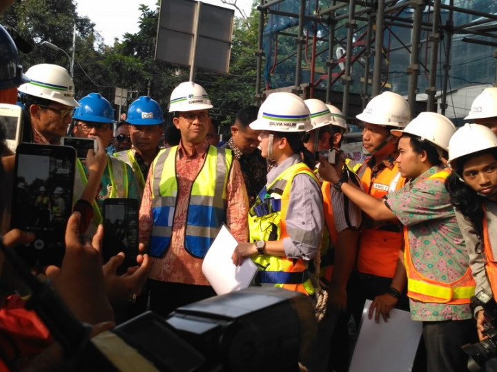 Anies-Sandi Tinjau Progres Proyek MRT
