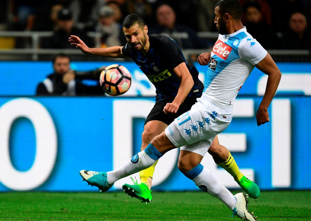 Pertemuan terahir Inter Milan kontra Napoli (AFP PHOTO / MIGUEL MEDINA)