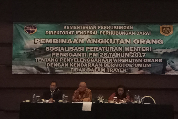 Kemenhub Gencar Sosialisasi Aturan Transportasi Online