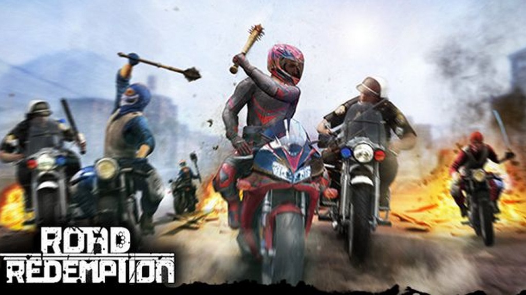 Tampilan awal game Road Redemption akan langsung mengingatkan Anda dengan game lawas Road Rash