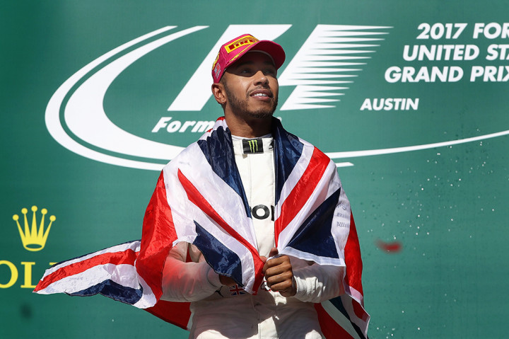 Menangi GP AS, Hamilton Dekati Gelar Juara Dunia