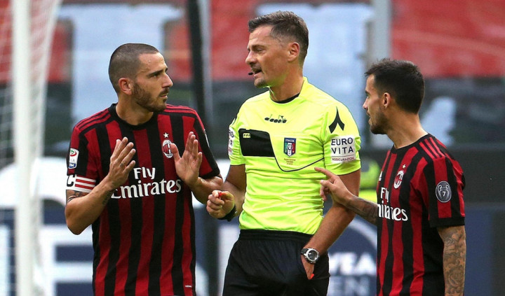 Bonucci jadi 'Korban' Pertama VAR di Serie A, Montella Geram