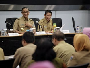 Anies Tugaskan Sandi bikin Jakarta Raih WTP