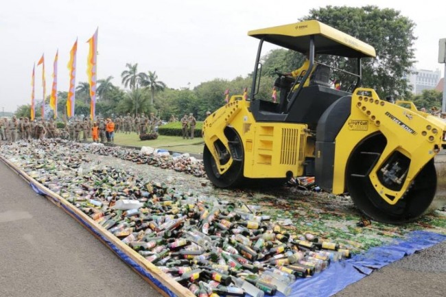 PenJual 58 Ribu Botol Miras Ilegal Disebut Lihai