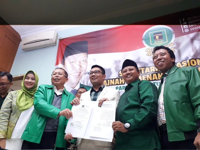 PPP Resmi Usung Ridwan Kamil di Pilkada Jabar