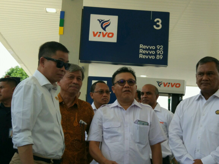 Demi BBM Murah, Jonan Resmikan Langsung Tes Operasional SPBU Vivo