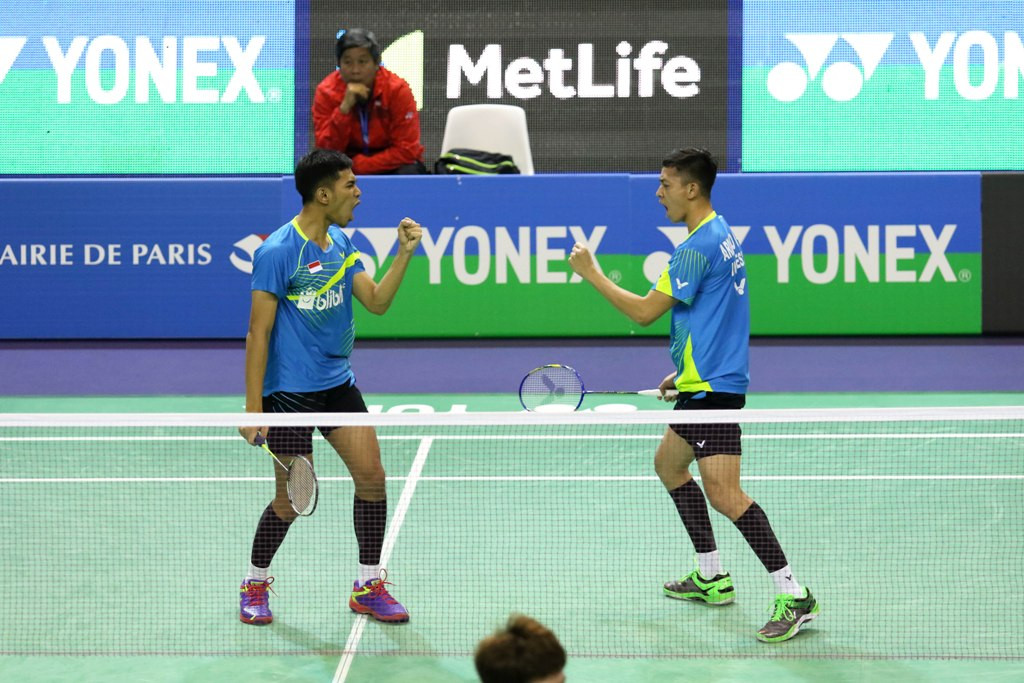 Ganda putra Indonesia Fajar Alfian/Muhammad Rian Ardianto. (Foto: Humas PBSI)