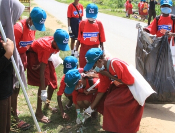 Virus Bersih dan Senyum Ditularkan Sampai Merauke