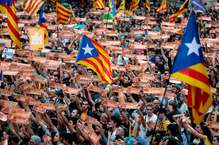 Catalonia Nyatakan Pisah dari Spanyol
