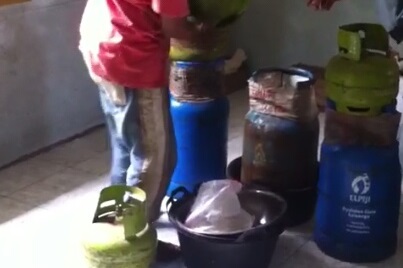 Polisi Cokok Pengoplos Gas Bersubsidi di Asahan